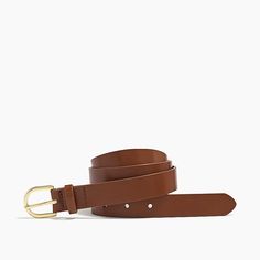 Factory: 1" Italian Bonded-leather Belt For Women 10 Piece Wardrobe, J Crew Style, Women's Belts, Belt Women, Belt For Women, Brown Belt, J Crew Factory, Accessories Store, Piercing Jewelry