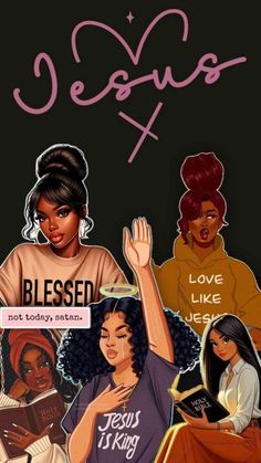 the cover to jesus's new book, released by black women in christs