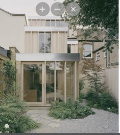 an image of a house that is in the process of being viewed by someone's phone