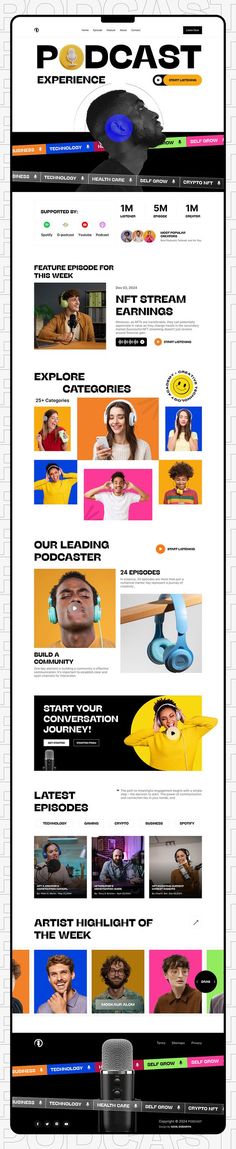 #webdesignerportfolio #webdevelopmentservices #creativedesign #modernwebdesign Podcast Web Design, Podcast Landing Page, About Me Website Design, Podcast Website Design, Website Counter, Ui Landing Page, Webpage Design Layout, Landing Page Ui Design, Website Landing Page Design