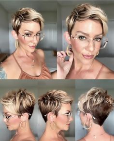 Pixie 360, Edgy Fringe, Hair Growth Journey, Short Shaved Hairstyles, Chic Short Hair, Short Hair Images, Pixie Haircut For Thick Hair, Edgy Short Hair, Hairdos For Short Hair