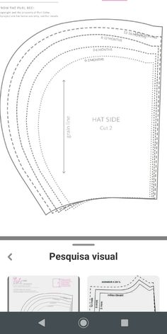 an image of the back side of a sewing pattern, with instructions for how to sew