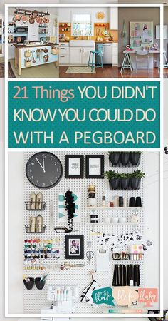 there are many things you can do with pegboard