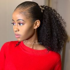 Faux Bun Natural Hair, Hairstyles For Pageants, Gel Ponytail, Hair Street, African Crown, Diy Ponytail, Puff Ponytail, Wrap Around Ponytail, 2024 Hairstyles