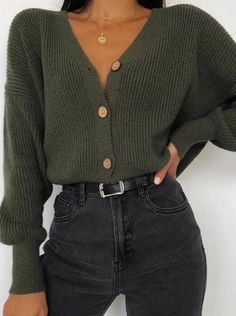 Work Sweater Outfit, Tunic Sweater Outfits, Sweater Style Outfits, Knitted Top Outfit, Simple Fall Outfits, Pullover Outfit, Outfit Jeans, Knitwear Fashion, Jeans Diy