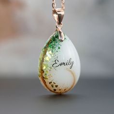 Beautiful handmade item! Here, on Etsy made as simulation only-just resin and white color.  For all our breast milk drop necklace collection, please visit: https://www.etsy.com/ca/shop/KeepsakeMom?ref=seller-platform-mcnav&section_id=25383519 For all breastmilk jewelry, please visit: https://www.etsy.com/ca/shop/KeepsakeMom?ref=seller-platform-mcnav Beastmilk jewelry NOTICE: FOR JEWELRY MADE WITH YOUR OWN BREASTMILK, PLEASE GO TO www.KeepsakeMom.com ETSY PROHIBITS THE SALE OF JEWELRY MADE WITH B White Round Pendant Jewelry Keepsake, White Round Pendant Jewelry For Keepsake, White Hypoallergenic Pendant Necklace, White Teardrop Jewelry As A Gift For Her, White Oval Jewelry For Memorial, Personalized White Teardrop Jewelry, White Hypoallergenic Teardrop Jewelry, White Resin Necklaces, White Teardrop Pendant Necklace For Gift