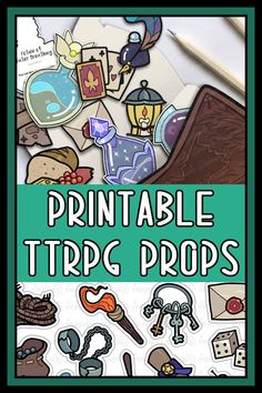 printable trip props for kids to use in the classroom or at home with their teacher