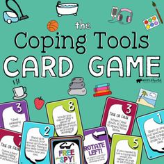 the coping tools card game is shown