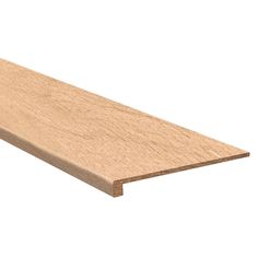 a close up view of a wooden plank on a white background with clipping for text