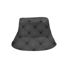 Black Spiders Bucket Hat This bucket hat features a black spider design Details: Made from chino cotton twill fabric, soft and comfortable The circumference inside the hat: 21.26 '', outer perimeter: 34.65'', brim: 2.44'', cap height: 3''. Circumference: inside 20.87'', outer perimeter: 34.65'', brim: 2.76'', cap height: 3.54'' Upper running threads and four round-shaped threads design care instrutions: Hand-washing *This product is custom made on demand. No Refunds or Exchanges. Check out more hats HERE Black Brimmed Cotton Sun Hat, Black Cotton Brimmed Sun Hat, Black Cotton Sun Hat With Curved Brim, Black Cotton Wide Brim Hat, Black Wide Brim Cotton Hat, Black Cotton Wide Brim Sun Hat, Black Cotton Bucket Hat With Curved Brim, Black Cotton Halloween Hat, Black Cotton Bucket Hat