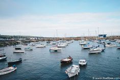 many boats are in the water near each other