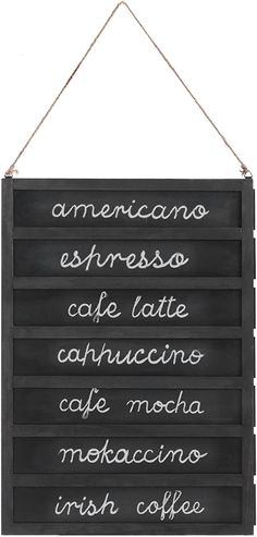 24-Inch Wall-Mounted Wood, 7 Slot Chalkboard Menu Sign with Removable Boards and Hanging Rope-MyGift Diner Design, Hanging Chalkboard, Signage Board, Bakery Sign, Small Toilet Room, Vintage Diner, Wedding Chalkboard Signs, Mini Chalkboards, Menu Designs