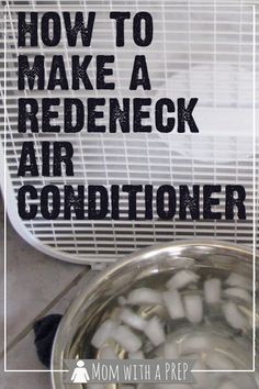 Hillbilly Decor, Air Conditioner Diy, Conditioner Diy, Emergency Food Supply, Furnace Repair, School Starts