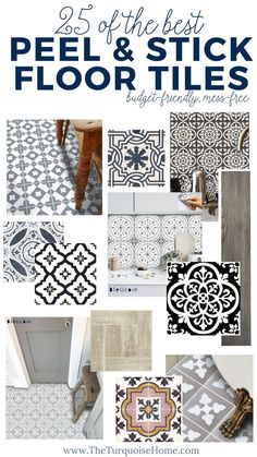 the 25 best peel and stick floor tiles that you can use in your home or office