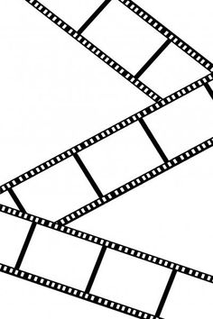 a film strip with four filmstrips attached to the side, and one is black and white