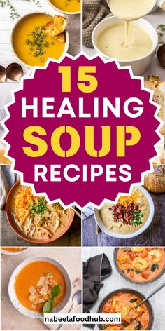 15 healthy soup recipes that are easy to make and delicious