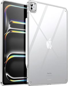 the back and side view of an iphone 11 pro with its clear plastic case open