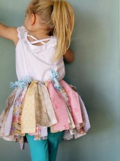 DIYNetwork.com has instructions on how to make a tutu skirt using old cotton sheets and fabric scraps. Fabric Scrap Tutu Diy, Scrap Skirt, Crochet Tutu Dress, Using Fabric Scraps, Princess Tutu Dresses