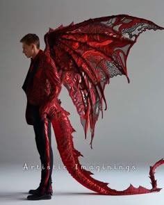 Dragon Wing Costume, Female Dragon Costume, Dragon Fashion Design, Dragon Core Outfits, Dragon Wings Cosplay, Dragon Inspired Outfits, Dragon Halloween Costume, Dragon Cosplay