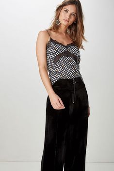 Calça Pantalona Veludo Zíper Waist Skirt, High Waisted Skirt, High Waisted