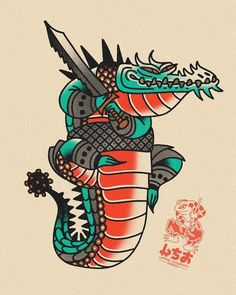 Crocodile Flash Tattoo, Japanese Crocodile Tattoo, American Traditional Crocodile Tattoo, Kung Fu Panda Tattoo Ideas, Kung Fu Tattoo, Traditional Crocodile Tattoo, Kung Fu Panda Tattoo, Nicolas Marlet, Cool Traditional Tattoos