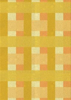 an orange and yellow checkered fabric