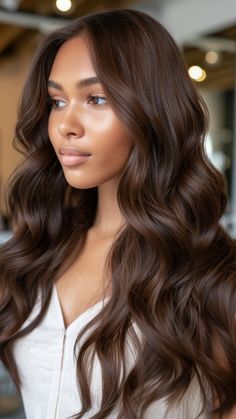 Up Dos For Long Hair, Hairstylist Fashion, Chestnut Brown Hair, Brunette Hair With Highlights, Up Dos, Hair Magazine, Hair 2024, Highlights Brown Hair