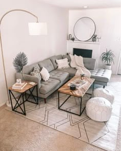 the living room is clean and ready for us to use in its new owner's home