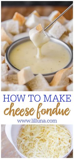 how to make cheese fondue is an easy and delicious appetizer that everyone will love