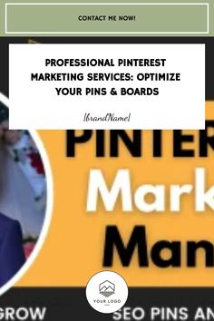 a man in a suit and tie is featured on the website for pinter market manager