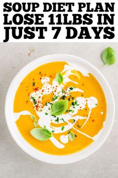 soup diet plan lose 11lbs in just 7 days