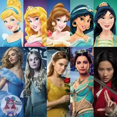 there are many different pictures of princesses