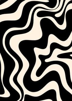 an abstract black and white background with wavy lines