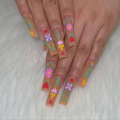 Mexico Nails Designs Summer Vacations, Fiesta Nails Designs, Mexican Theme Nails, Cantarito Nails, Charro Nails, Mexican Inspired Nails Mexico, Mexican Themed Nails Acrylic, Mexican Inspired Nails, Mexican Style Nails