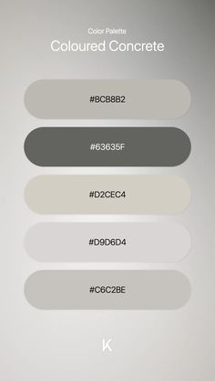 Color · Color Palette · Grey · Neutral · Neutral Color · Palette · White · Yellow · Coloured Concrete · Fall · Color Palette Grey Taupe Color Palette, Cream And Grey Color Palette, Grey Pallet Colour Palettes, Grey Beige Color Palette, Architecture Color Palette, Color Palette Grey, Trd Logo, Grey Colour Palette, Color Palette White