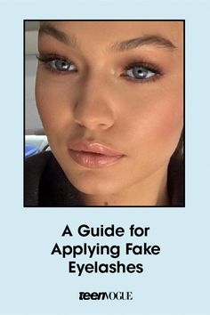 We asked professional makeup artists to spill on their eyelash secrets. Read on for the best way to put on fake eyelashes. Put On Fake Eyelashes, Fake Eyelashes Applying, Eyeliner Application, Lash Tricks, Lashes Fake Eyelashes, Applying False Eyelashes, Spill The Tea, Applying Eye Makeup, Faux Lashes