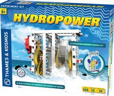 the kit is designed to look like a hydro power station