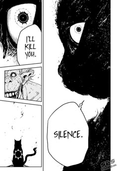 a comic strip with an image of a cat and the words, i'll kill you