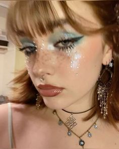 Funky Makeup, Rave Makeup, Swag Makeup, Inner Glow, Cool Makeup Looks, Ethereal Makeup, Dope Makeup, Makeup Guide, Edgy Makeup