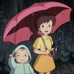 two children standing under an umbrella in the rain