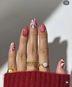 Nails Rings, Candy Cat, Eye Nails, Pinterest App, Cute Christmas Nails, Cat Eye Nails