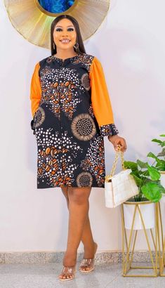 Short Straight Gown, Ankara Shift Dress, Short Ankara Dresses, Women Gown, Flared Dresses, Dresses For Ladies, Ankara Short Gown Styles, African Print Dress Ankara