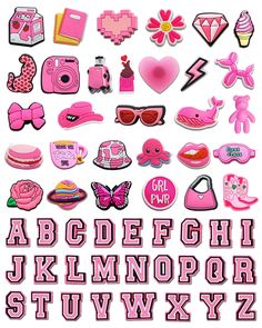 the alphabet is made up of different types of items