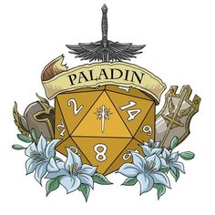 the logo for paladin with an image of a bird on top of it