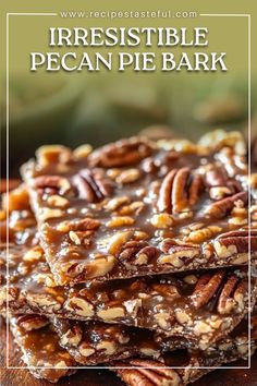 This easy-to-make pecan pie bark combines toasted pecans, buttery caramel, and optional melted chocolate for a sweet, crunchy treat. Perfect for holiday gifting or satisfying your sweet tooth any time! Pecan Pie Bark Recipe, Pecan Pie Bark, Gluten Free Pretzels, Roasted Pecans, Bark Recipe, Melting Chocolate Chips, Chocolate Pecan, Melted Chocolate, Toasted Pecans