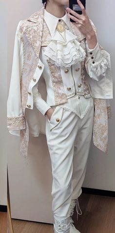 Facebook Prince Outfits Aesthetic, Butler Outfit, Prince Clothes, Pirate Outfit, Fancy Suit, Angel Outfit, Fantasy Dresses, Victorian Clothing