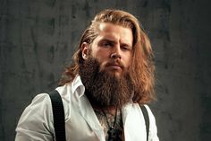 Viking Beard Ideas For 2022: Detailed Guide - Mens Haircuts Viking Beard Styles, Beard Ideas, Man With Long Hair, Modern Warrior, Best Long Haircuts, Braided Beard, Long Beard Styles, Viking Braids