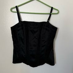 Questions? Leave A Comment Below! New With Tags Approx Measurements: 16” Pit To Pit 20.5” Long Halter Tank Top, Corset Bustier, Green Tank Top, Silk Tank Top, Silk Knit, Sequin Tank, Sequin Tank Tops, Silk Tank, Black Zip Ups