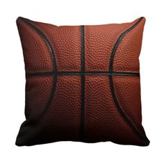 a basketball pillow on a white background