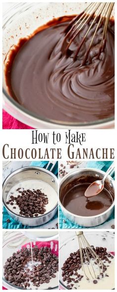 how to make chocolate ganache